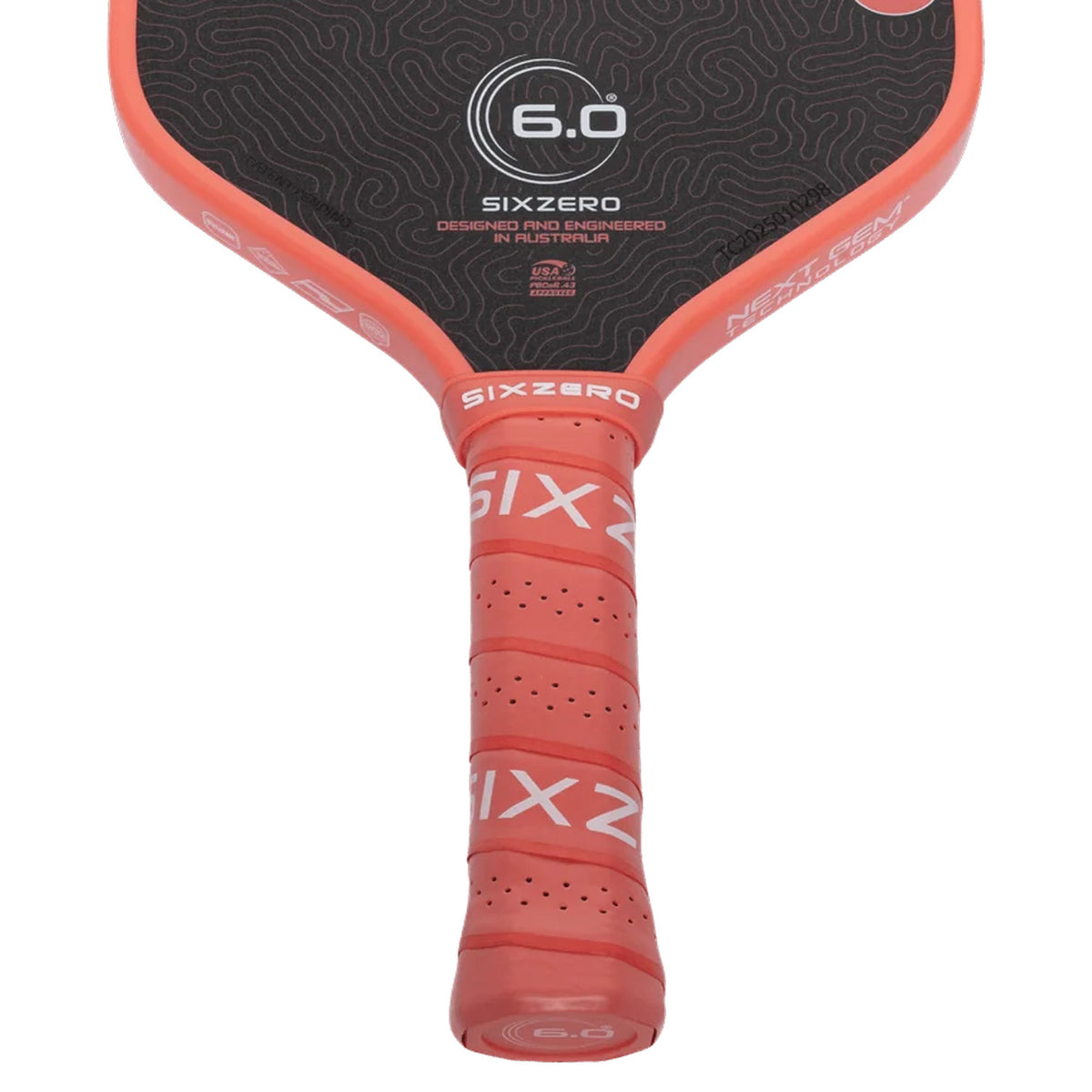 Six Zero Coral 16mm Pickleball Paddle
