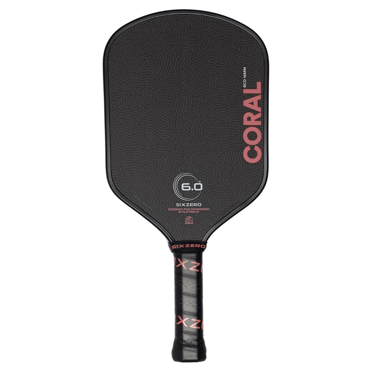 Raquette de Pickleball Six Zero Coral 16mm