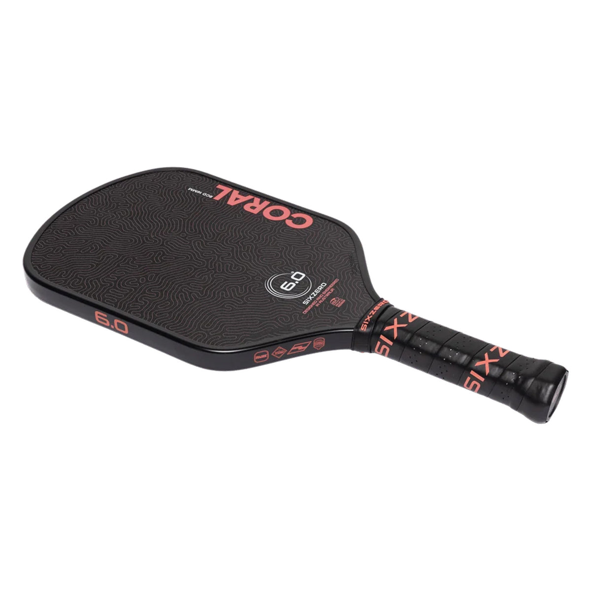 Six Zero Coral 16mm Pickleball Paddle