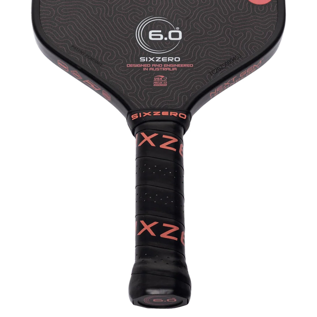Six Zero Coral 16mm Pickleball Paddle