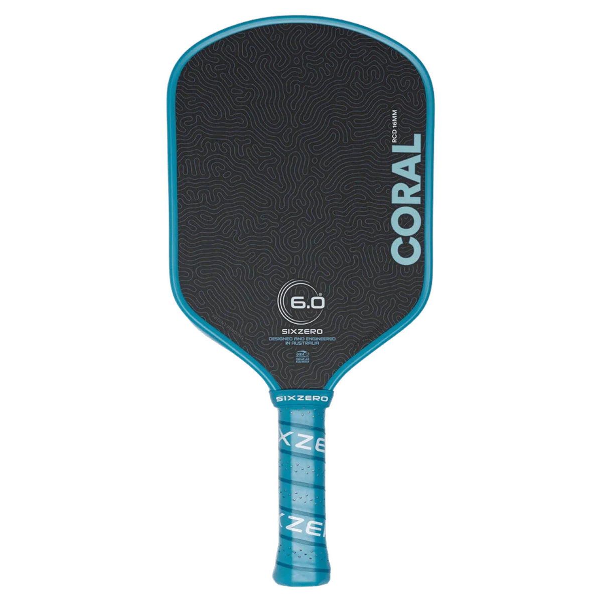 Raquette de Pickleball Six Zero Coral 16mm