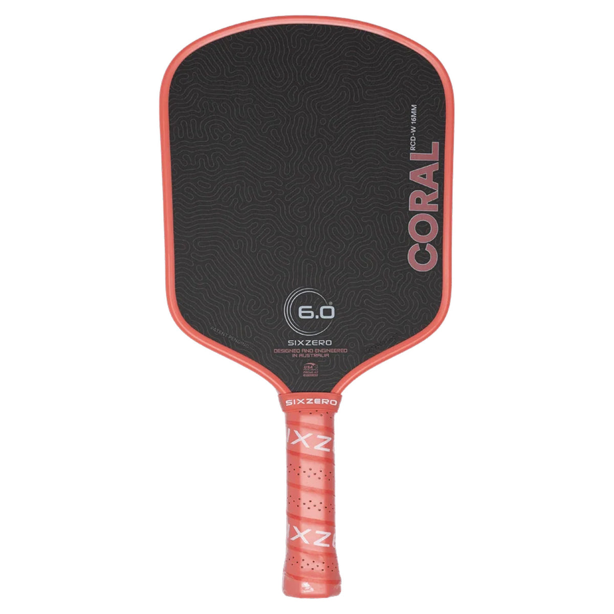 Raquette de Pickleball Six Zero Coral 16mm
