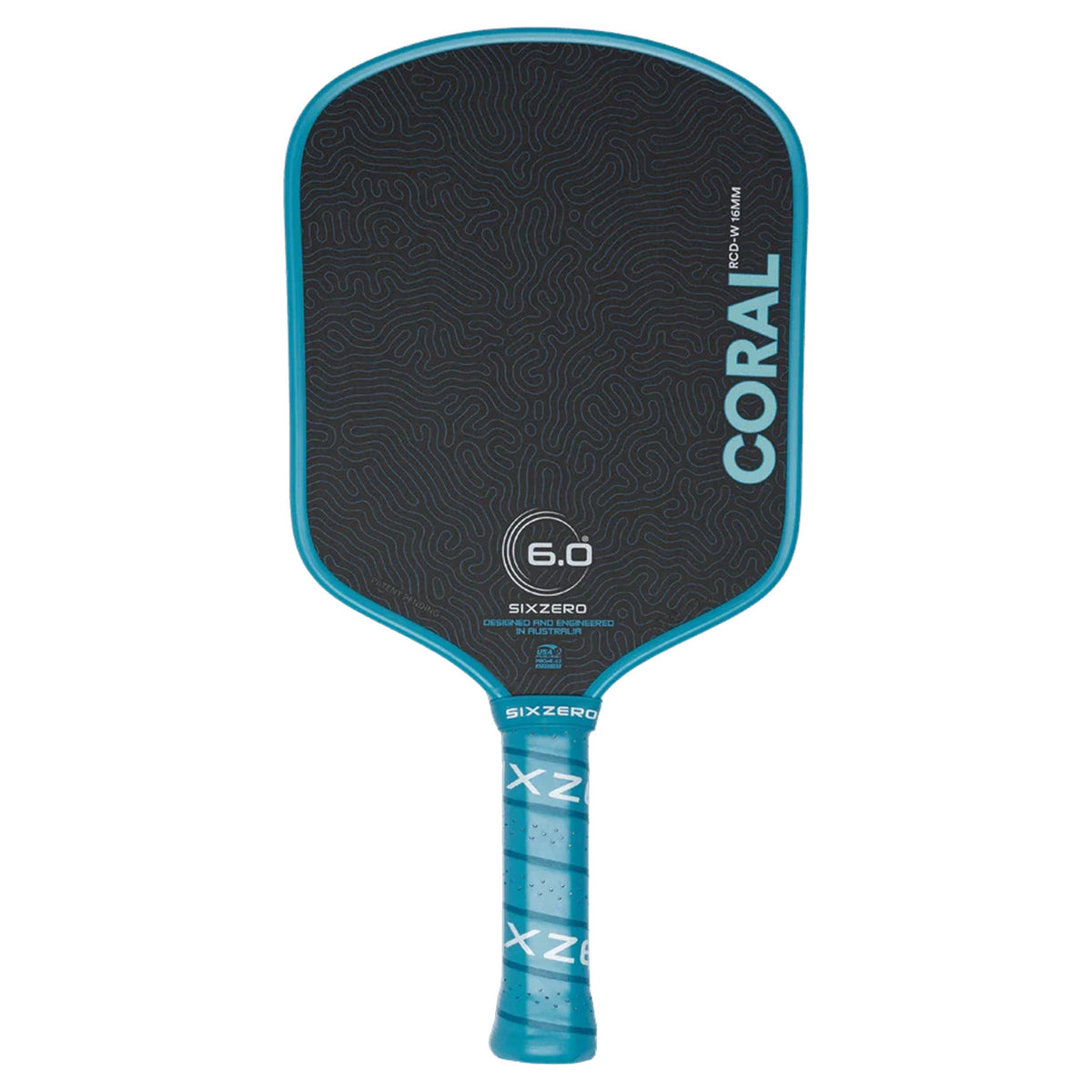 Raquette de Pickleball Six Zero Coral 16mm