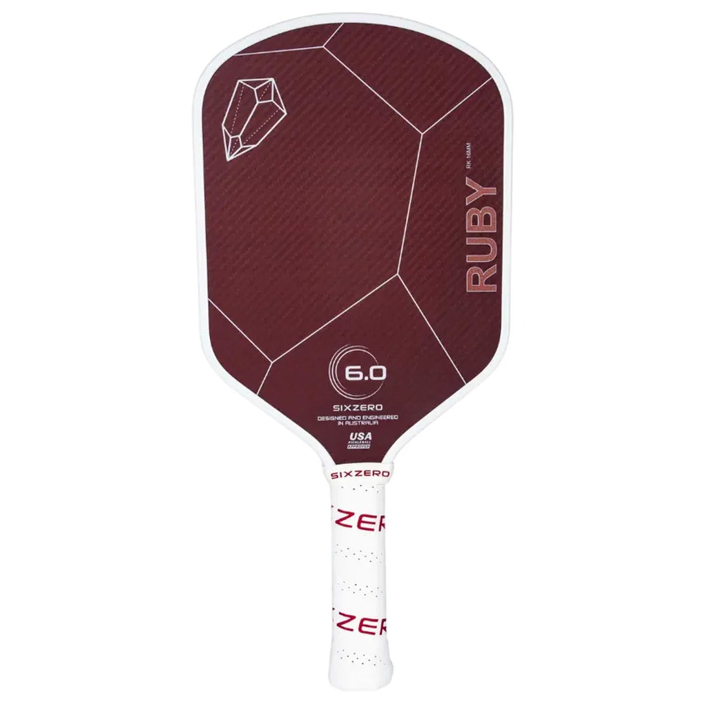 Six Zero Ruby 16mm Pickleball Paddle