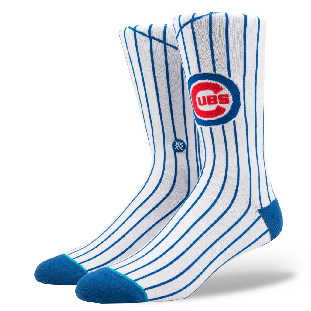 MLB Home Chicago Cubs White Crew Socks