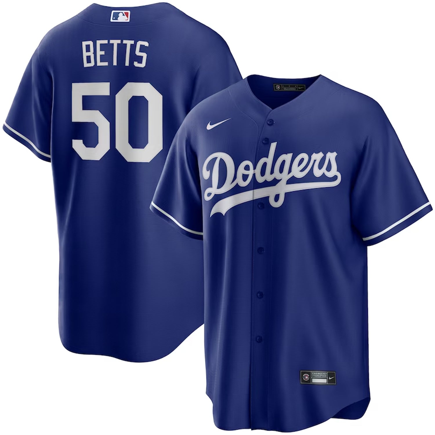 Chemise Mookie Betts des Dodgers de Los Angeles