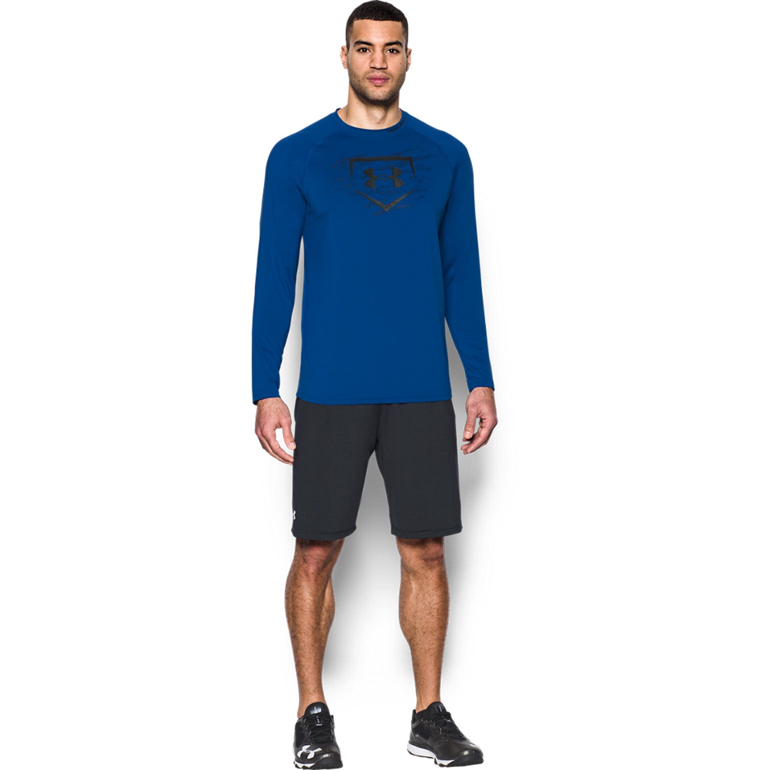 Under Armour Chandail pour Homme à Manche Longue d'Entraînement de Baseball