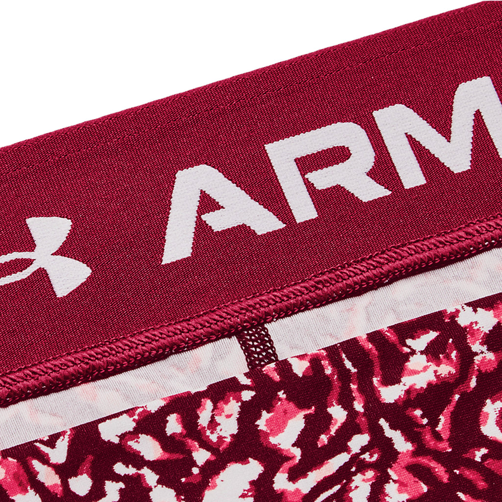 Under Armour Shorts pour Femme HeatGear Mid-Rise avec Imprimé