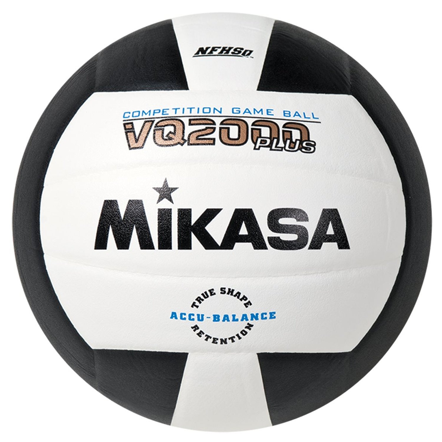 Mikasa VQ2000-BLA Black Competition Indoor Volleyball