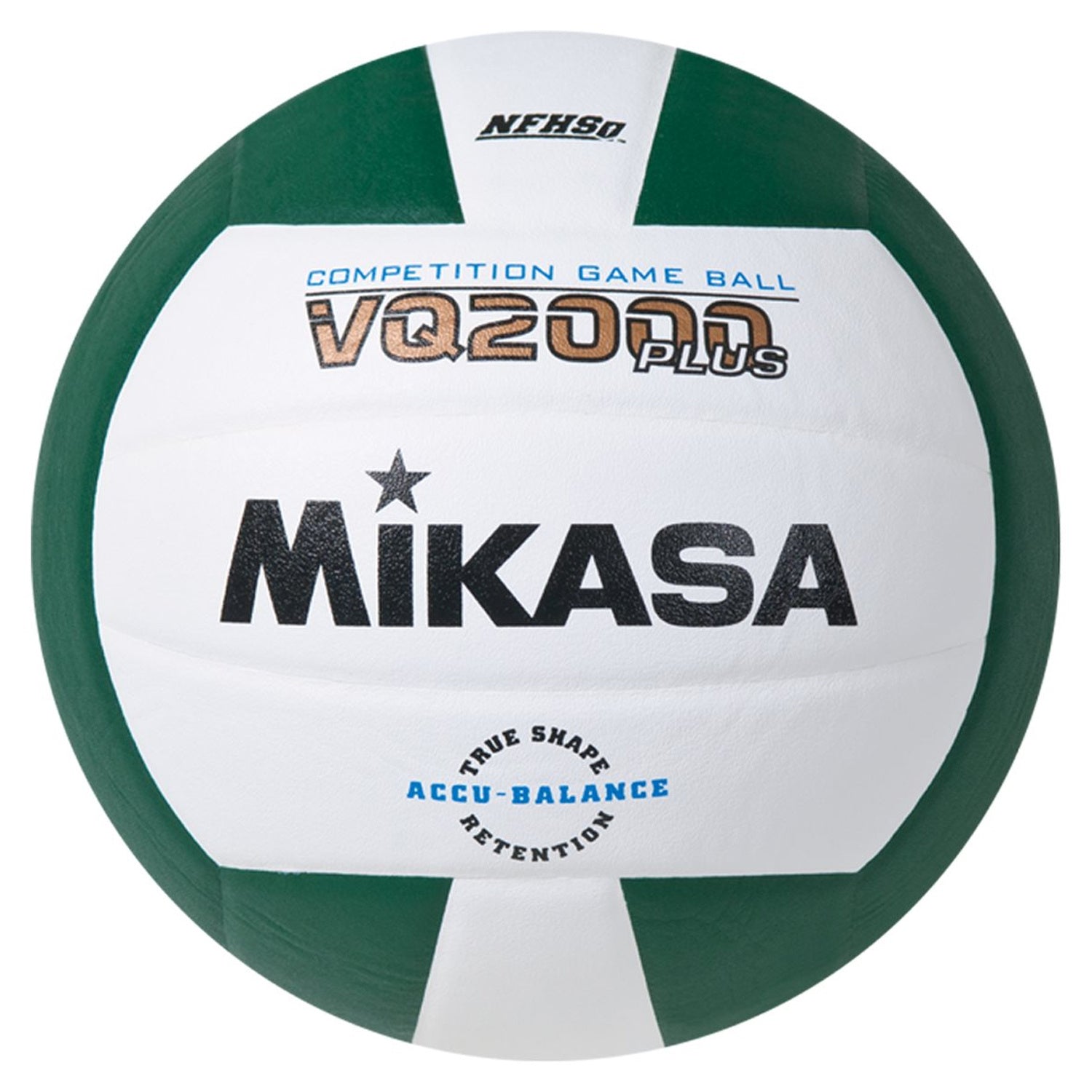 Mikasa VQ2000-GRE Green/White Competition Indoor Volleyball