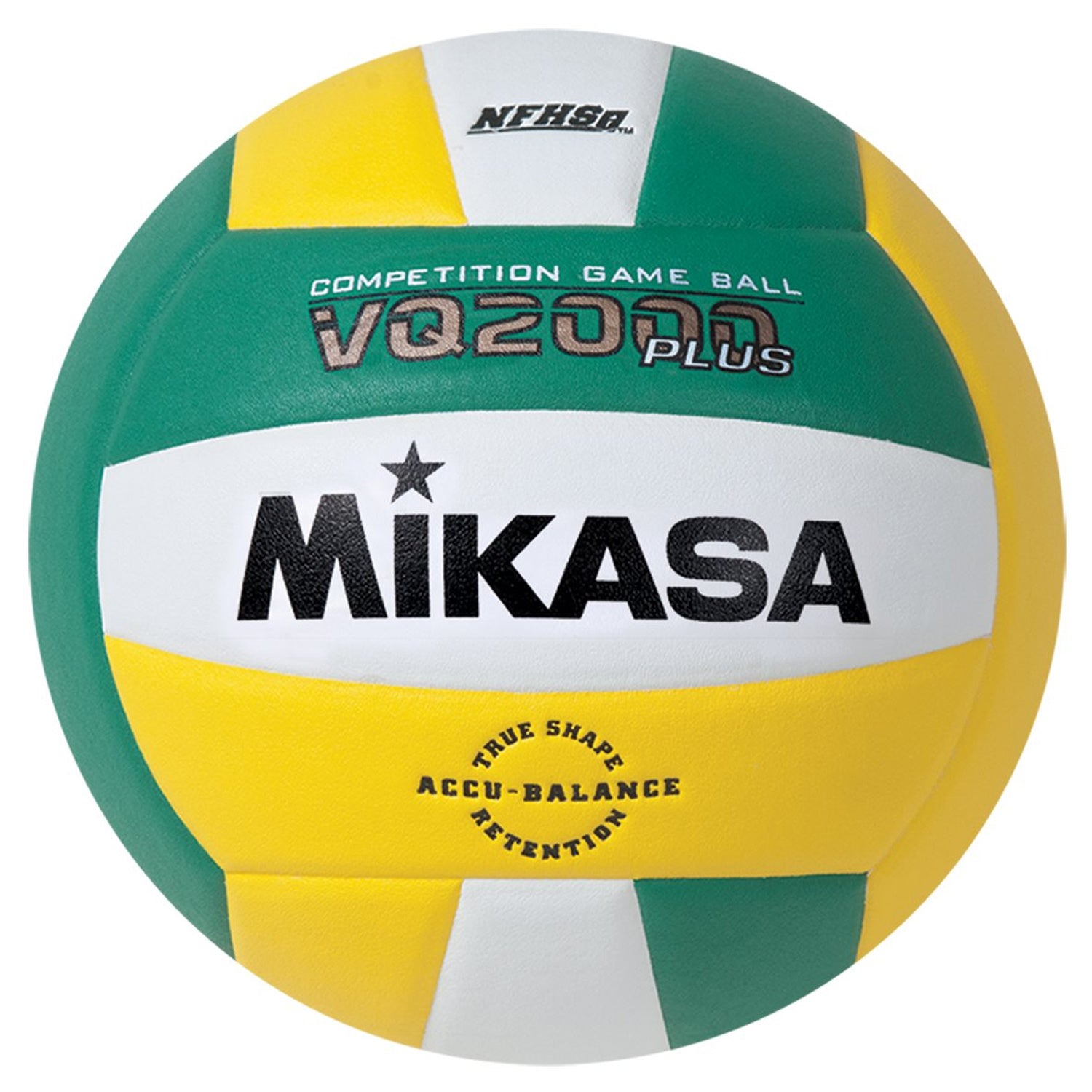 Mikasa VQ2000-KGW Yellow/Green Competition Indoor Volleyball