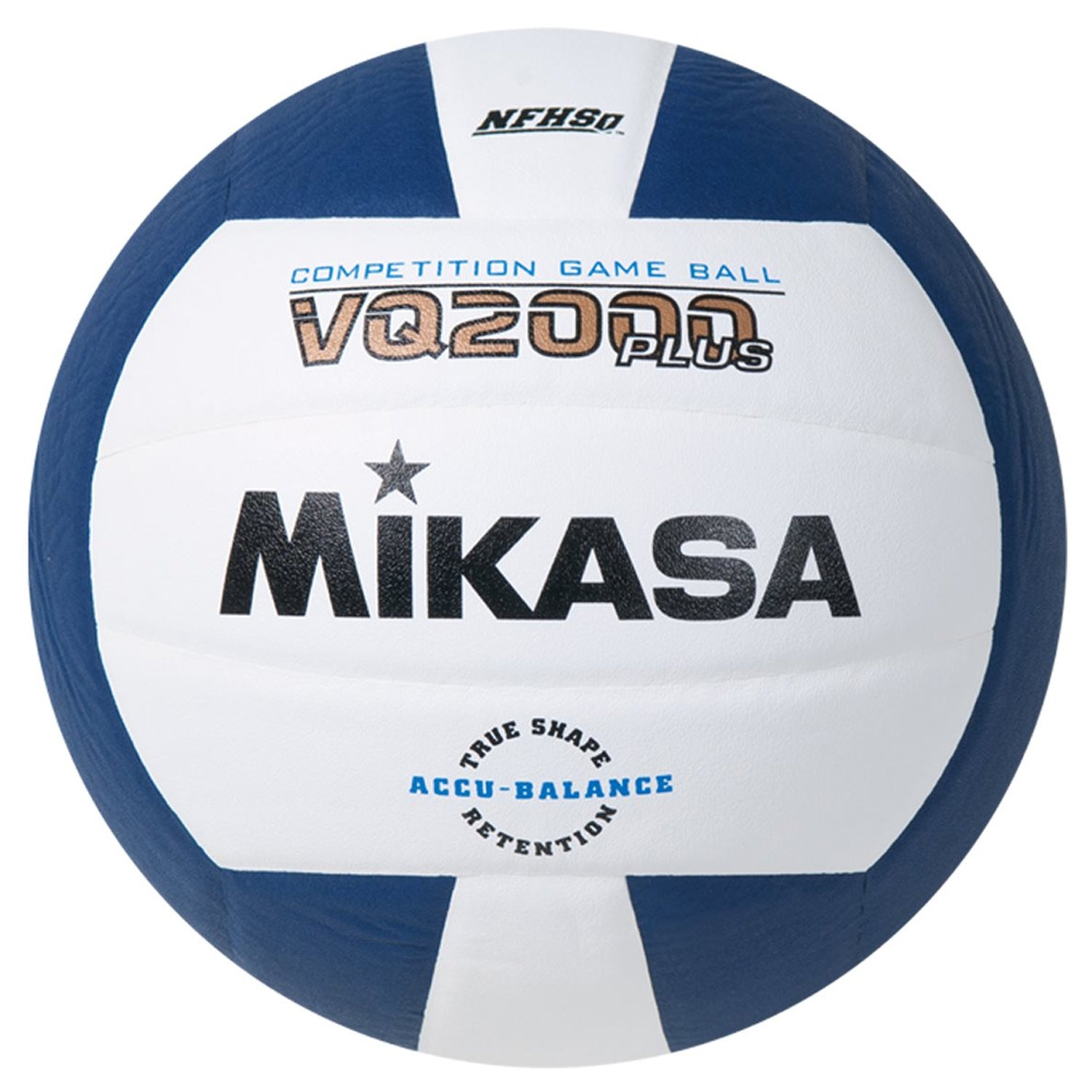 Mikasa VQ2000-NAV Navy/White Competition Indoor Volleyball