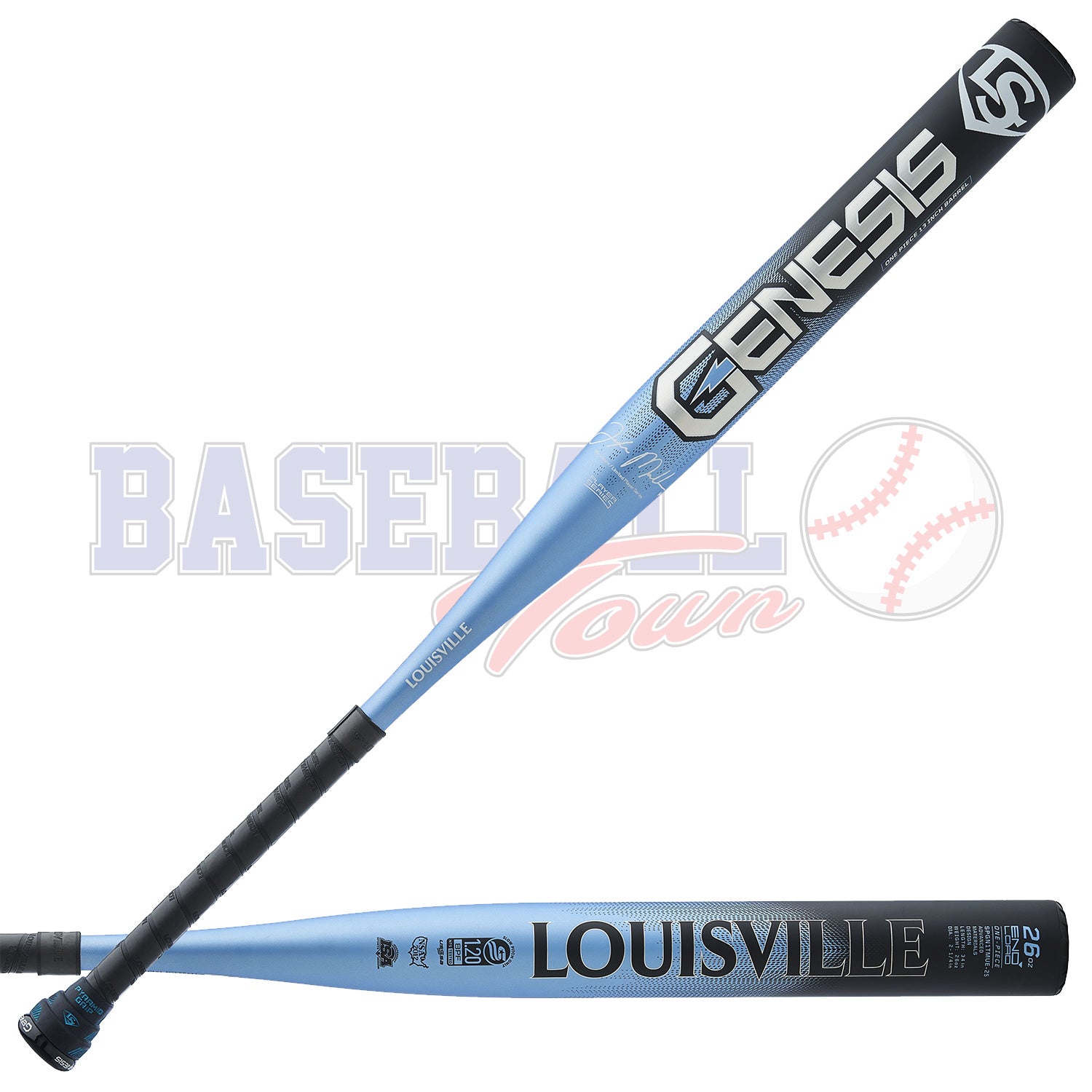 Bâton de Slowpitch Genesis 1-Morceau Tyler Marshburn 4.0 USSSA Baril 13" Endload