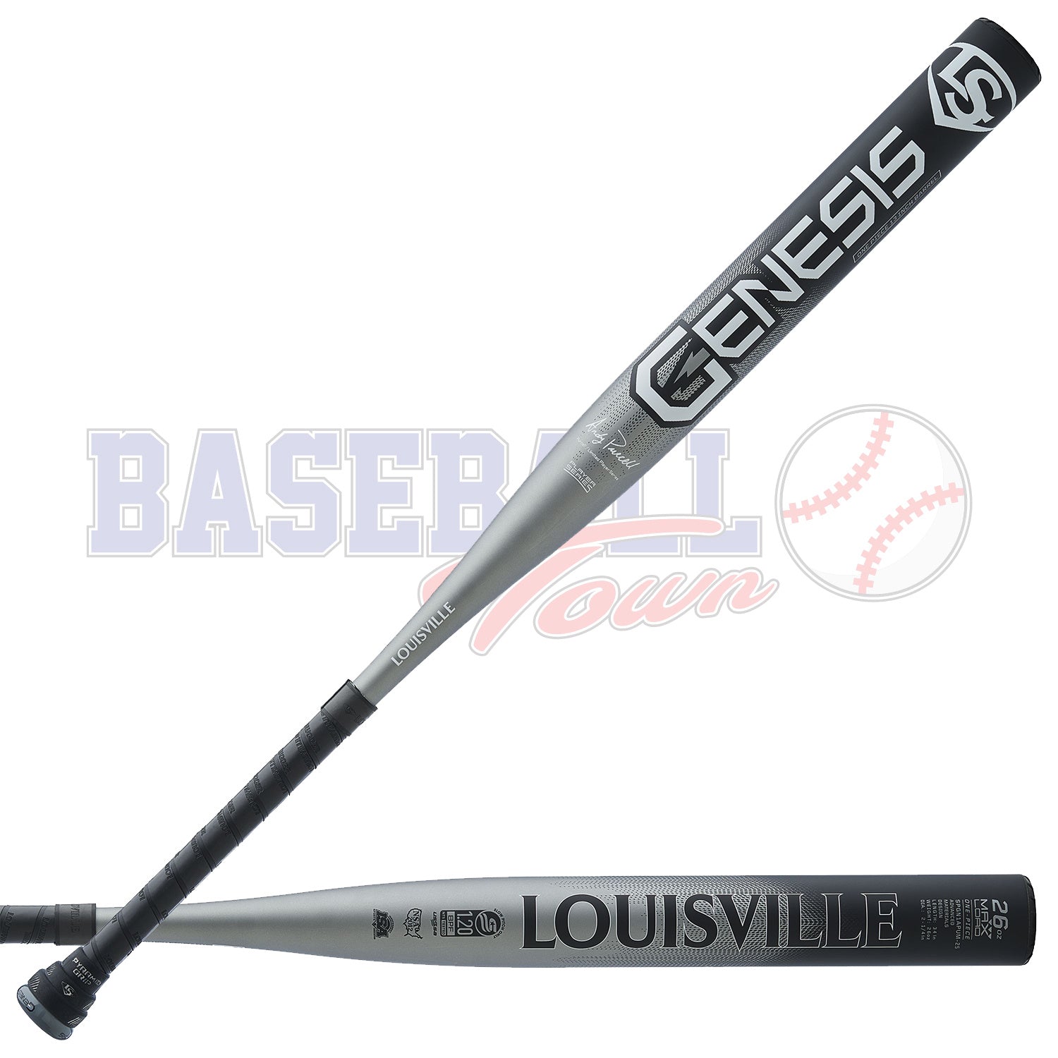 Bâton de Slowpitch 2025 Genesis 1-Pièce Andy Purcell USSSA Baril 13" Maxload