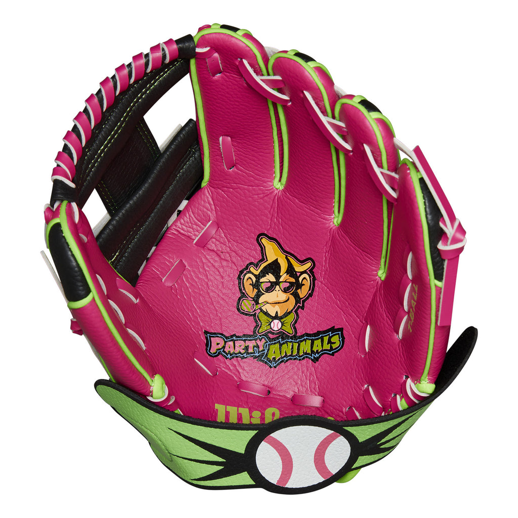 Wilson A200 EZ Catch Party Animals 10" Youth Baseball Glove