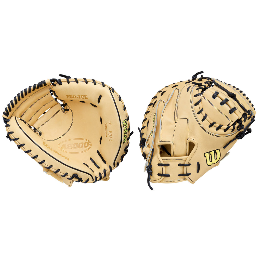 Gant de Receveur Wilson A2000® Classic 1734 Blonde/Noir 34 po
