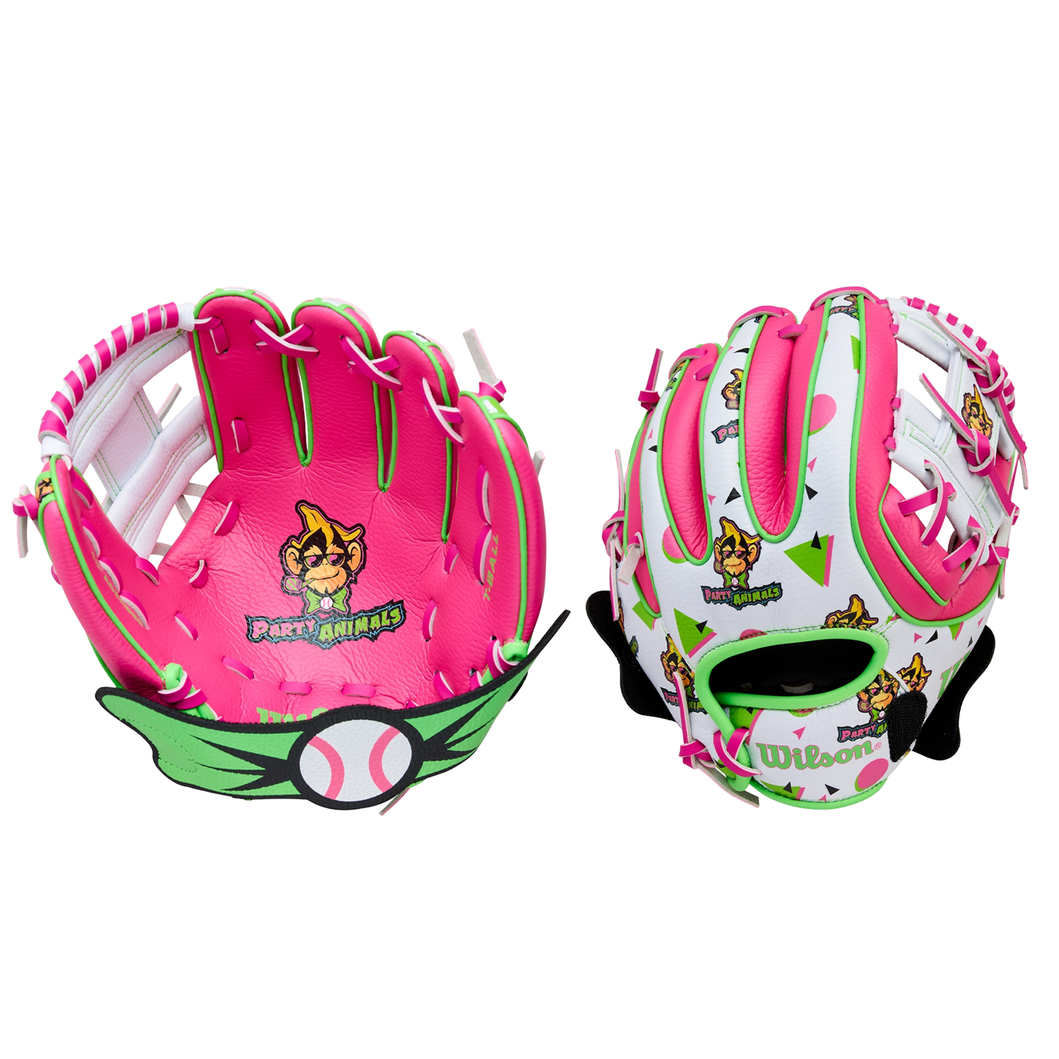 Wilson EZ Catch Party Animals 10'' Youth Baseball Glove