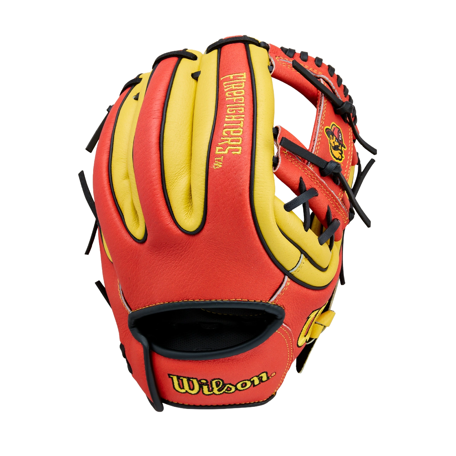Wilson Firefighters 11" Bananaball Tour Staff Youth Baseball Glove