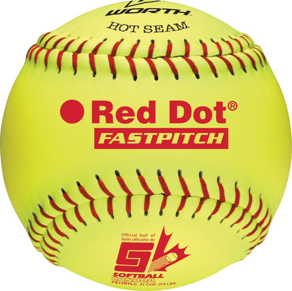 Balle de Softball RED DOT 11" (UN)