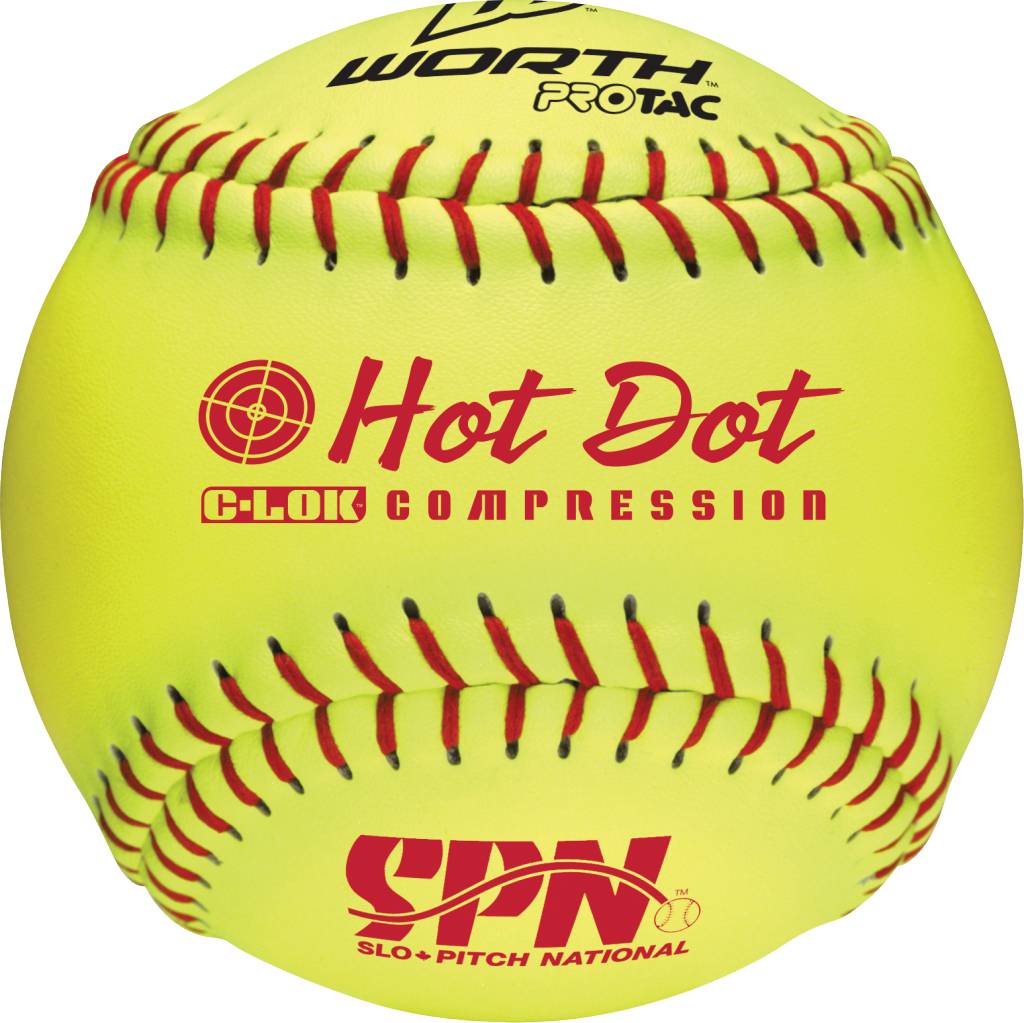 Balle de Softball HOT DOT SPN (UN)