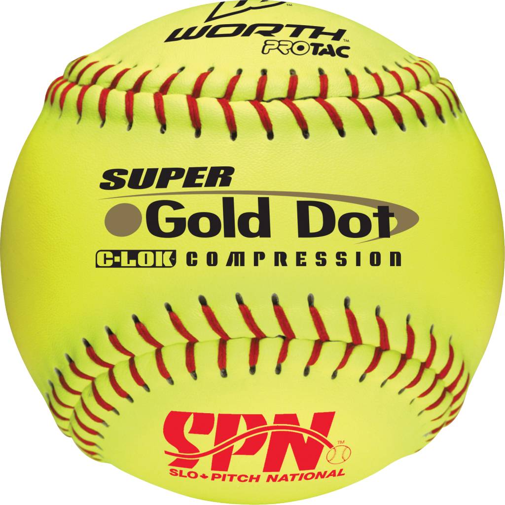 Balle de Softball Gold Dot SPN (UN)