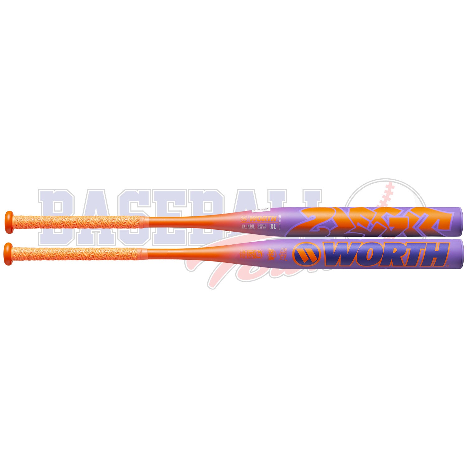 Bâton de Slowpitch 2 Legit USSSA 1-Pièce Baril 13" Endloaded