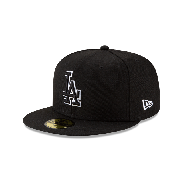 Los Angeles Dodgers Black and White 59Fifty Cap