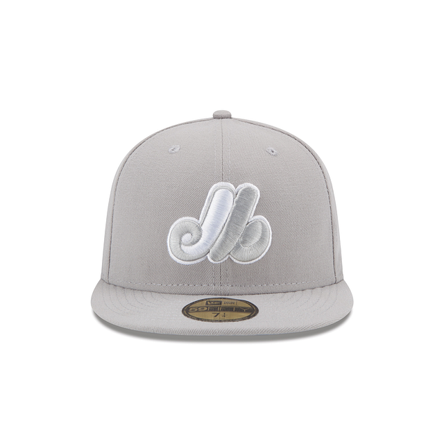 Montreal Expos Cooperstown Gray and White 59Fifty Cap