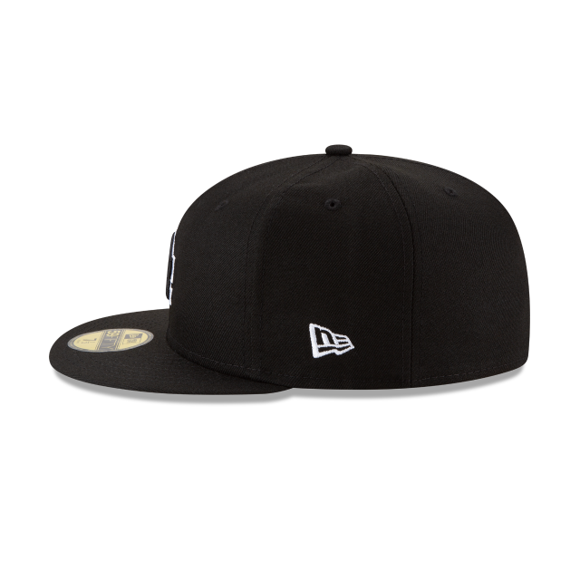 Los Angeles Dodgers Black and White 59Fifty Cap