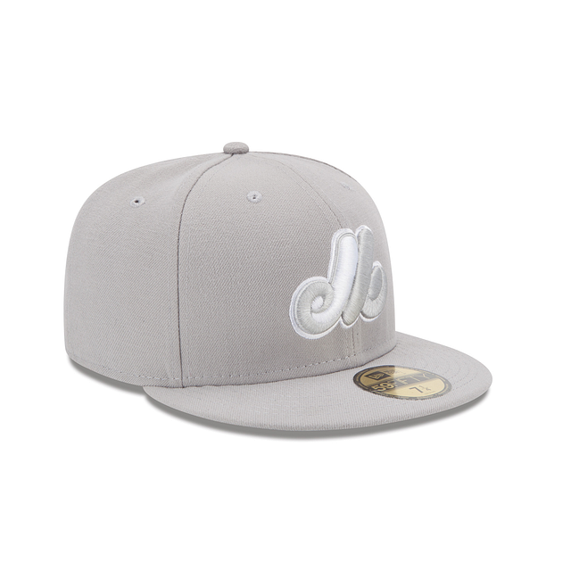 Montreal Expos Cooperstown Gray and White 59Fifty Cap