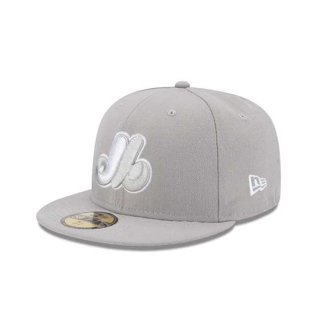 Montreal Expos Cooperstown Gray and White 59Fifty Cap