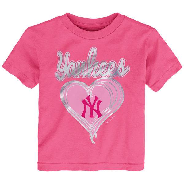 Unfoiled Love New York Yankees Kids Short Sleeve Shirt